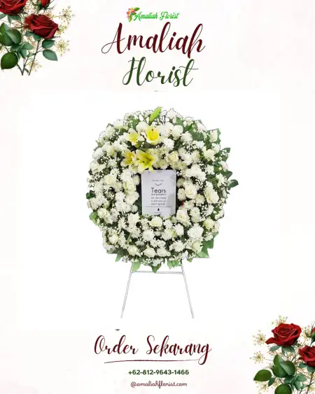 Krans Bunga Duka Wek Vi