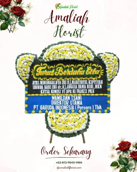 Papan Bunga Duka Wek Vi